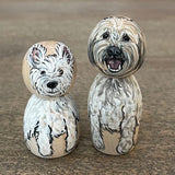 Custom Dog Peg Doll