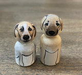 Custom Dog Peg Doll