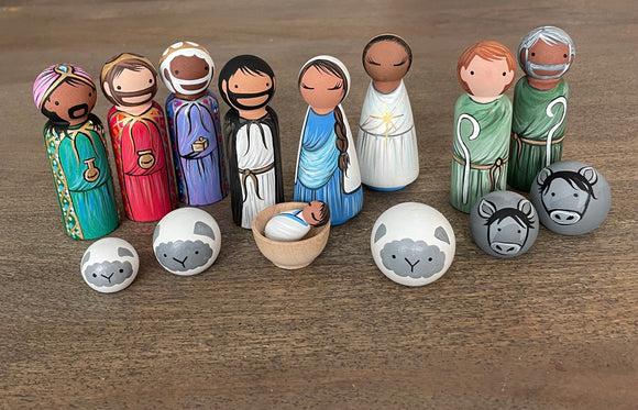 Deluxe Full Nativity Set