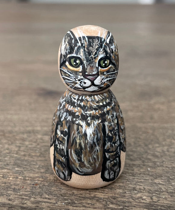 Custom Cat Peg Doll