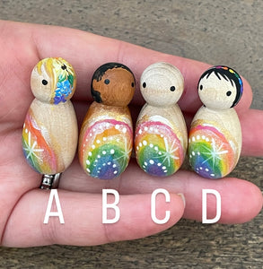 Rainbow Geode Baby Dolls