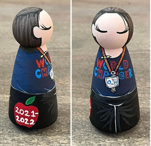 Custom Teacher Portrait Doll