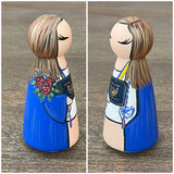 Custom Graduation Peg Doll